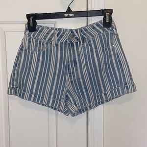 PACSUN Striped “Mom Short”